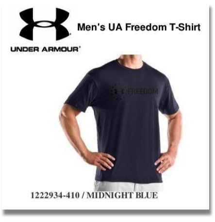 UNDER ARMOUR MEN'S FREEDOM T-SHIRTS
