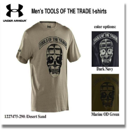 UNDER ARMOUR MEN'S TOOLS OF THE TRADE T-SHIRTS