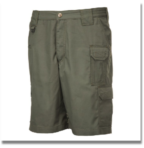 5-11 TACLITE PRO SHORT

Tough, lightweight, breathable 6.14-oz., 65% polyester/35% cotton ripstop, Fade and wrinkle-resistant, Teflon treated for stain, liquid and soil resistance, Signature rear strap and slash pocket design, Action waist and a gusseted crotch for enhanced movement, Double-reinforced seat