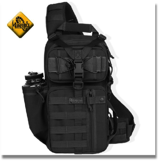 MAGFORCE #0431 Sitka Gearslinger Backpack



available color: BLACK, KHAKI, KHAKI/FOLIAGE GREEN & ORANGE
Features: * Main compartment: 16.5" high x 8.5" wide x 3" thick with internal organization * Top front: 7.5" wide x 4" high x 2" thick with internal organization * Bottom front: 8" high x 7" high x 2" thick with internal organization * Approximate Capacity: 618 cu. in. * Main compartment and hydration compartment can accept CCW accessories * Shoulder strap designed to go over left shoulder for better weapon shouldering * Bag can be worn in front and contents comfortably accessed while sitting down
