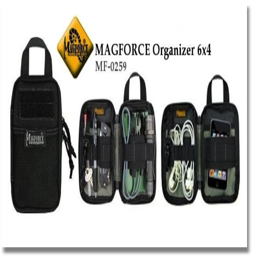 Magforce 0259 - Organizer 6x4 (6" x 4" x 1"


available colors: BLACK, FOLIAGE 
GREEN & KHAKI
