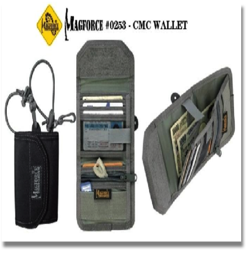 Magforce 0253 - CMC Wallet (5'' x 0.5 x 4"


available colors: BLACK, FOLIAGE
GREEN & KHAKI
