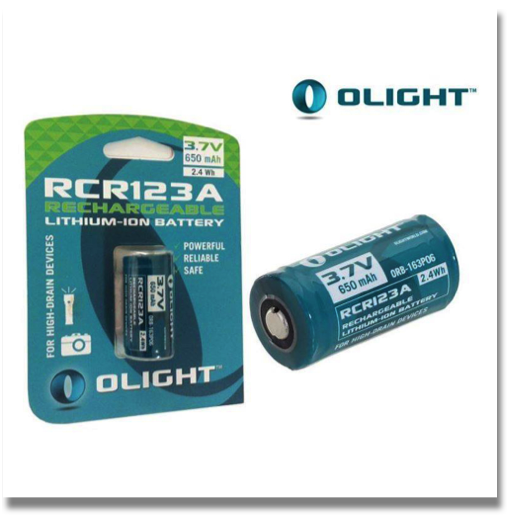 RCR123A RECHARGEABLE LITHIUM-ION