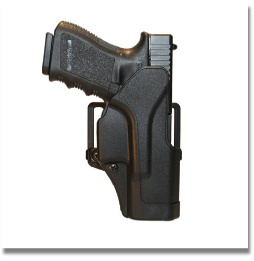BLACKHAWK® STANDARD CQC 
CONCEALMENT HOLSTER MATTE

Our amazing Carbon-Fiber Composite holster gives you the most advanced material available for a holster, with a tension-adjustable passive retention system that allows you to select the amount of retention on you gun. Our system uses a screw-adjustable detent that grabs the trigger guard of your pistol. 
