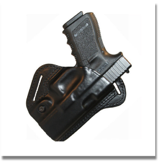 BLACKHAWK® CHECK-SIX 
LEATHER CONCEALMENT

When employing a long gun as primary weapon, this holster’s position is perfect for your handgun, as it won’t interfere with operation of the long gun. Placed just behind the hip, this holster gives you options, comfort and speed.