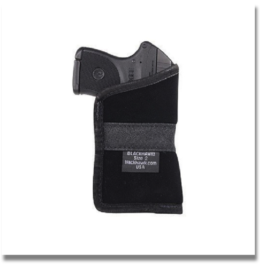 BLACKHAWK POCKET HOLSTER AMBIDEXTROUS 


Low-profile laminate construction protects wearer’s skin from weapon’s sharp edges and provides moisture barrier, Open-top holster provides grip-up positioning and protects weapon in pocket, Non-slip band keeps holster in pocket when firearm is drawn