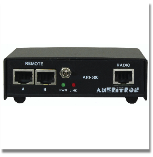AMERITRON ARI 500

The Ameritron ARI-500 Amplifier Radio Interface reads band data from your Icom, Yaesu, Kenwood or Alinco transceiver so they can remotely and automatically bandswitch your ALS-500M amp. Lets you mount your ALS-500M out-of-the-way in your trunk. Works with serial numbers above 13049 (below 13049 requires the ARF-500K). You can add the ALS-500RC for manual bandswitching and data monitoring, etc.