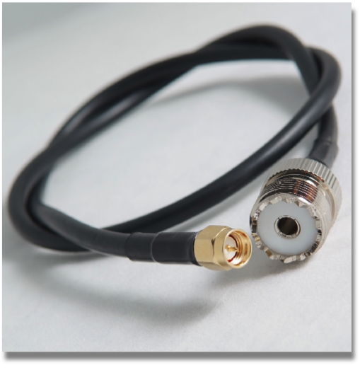 SMA MALE- SO239 ADAPTER 
WITH CABLE