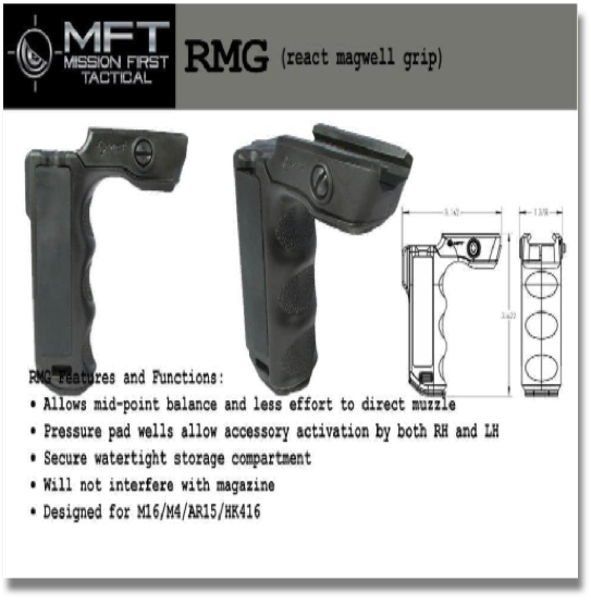 MISSION FIRST TACTICAL 
React Magwell Grip