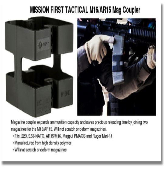 MISSION FIRST TACTICAL 
M16/AR15 Mag Coupler