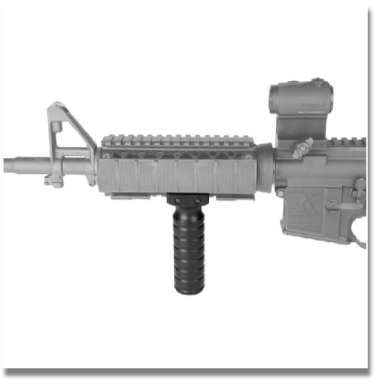 BLACKHAWK! Rail Mount Vertical Grip


Enjoy improved weapon control and heat management with our Rail Mount Vertical Grip. Molded of high-performance, fiberglass-reinforced polymer, it incorporates redundant clamp screws for secure, reliable mounting and an adjustable fit to compensate for out-of-spec rails.