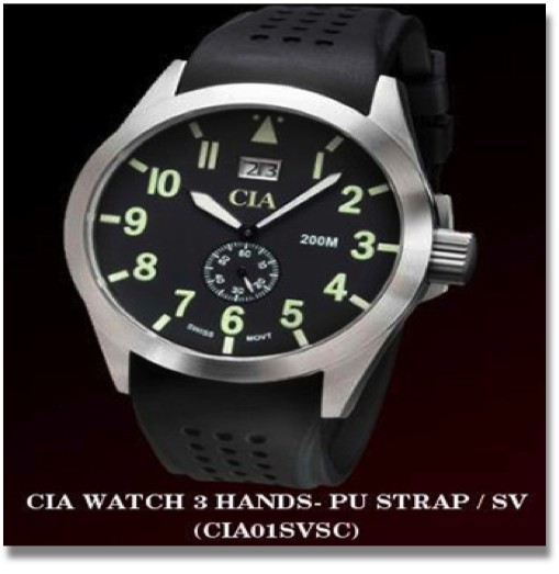 USAGENCY WATCH

Case: 316L Stainless Steel – 46mm, Dial: Kryptolite (TM), Movement: Swiss – Impact Gel Protected, Water Resistant: 20 ATM-660 FT. Double O-Ring Sealed, Crystal: 4mm Hardened Mineral – Anti Glare – Sapphire Top Coated, Band: Non-Alergenic Silicone – 8″